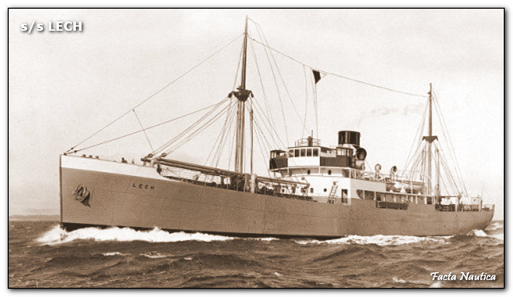 SS LECH, statek Polbrytu. Ch�odniowiec